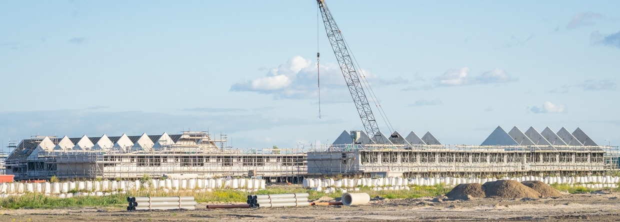 Bouwen van een nieuwbouwwijk