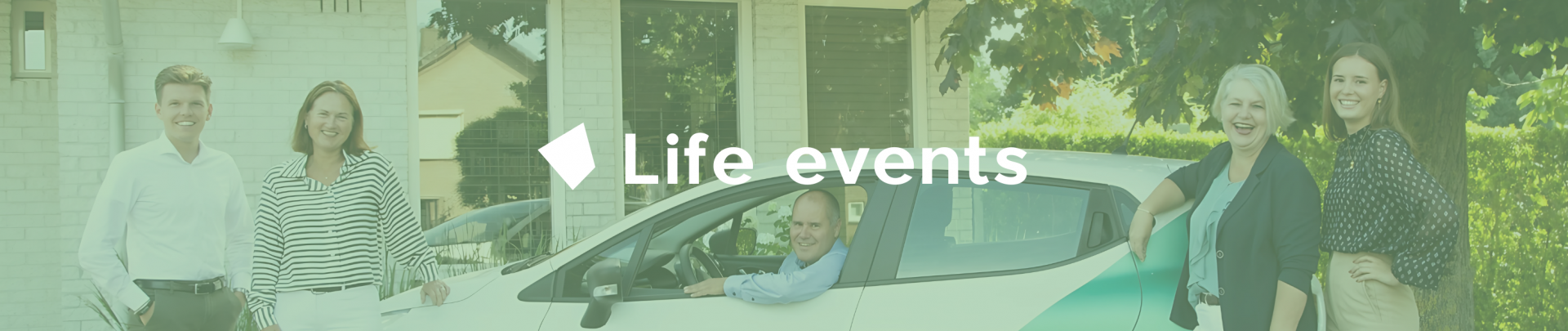Life events banner